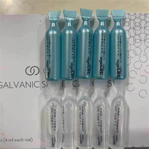 Authentic Nuskin Nu Skin Ageloc Galvanic Spa Facial Gels Pairs