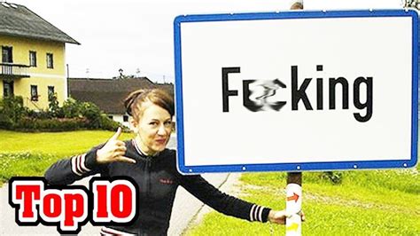 Top 10 Weirdest Town Names From Around The World Weird Town Names