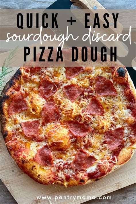 Quick Sourdough Discard Pizza Dough No Yeast Recipe Sourdough