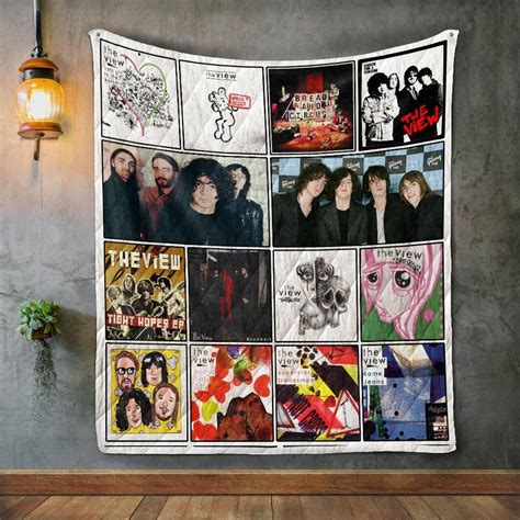 The View Album Covers Quilt Blanket Dreamrooma