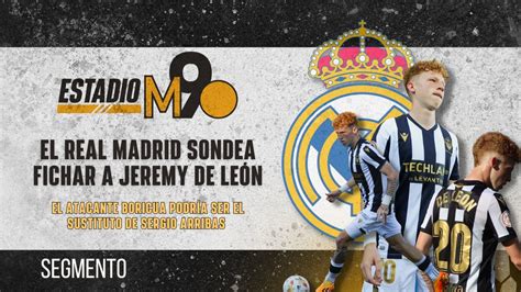 El Realmadrid Castilla Sondea Fichar Al Boricua Jeremy De Le N Youtube