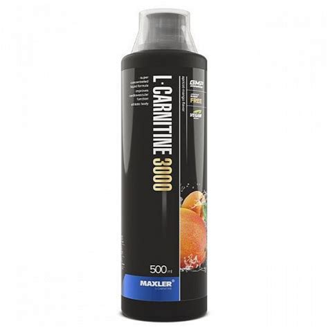 Maxler L-Carnitine 500 ml (3000 mg) Жиросжигатели купить в Санкт ...