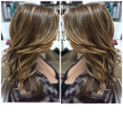 Light Golden Brown Balayage Sombre Hair Painting Sunkissed Blonde