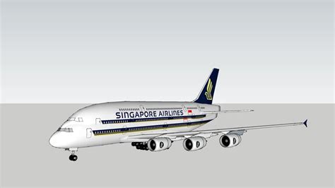 Singapore Airlines Airbus A390 3d Warehouse