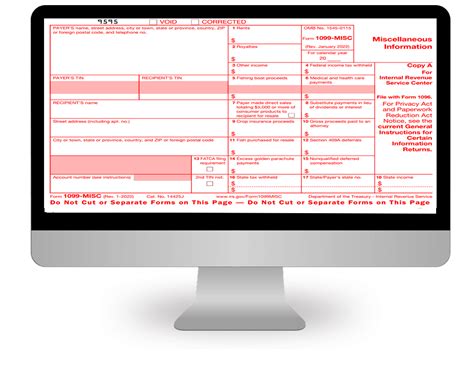 1099 Misc Form Printable Fillable