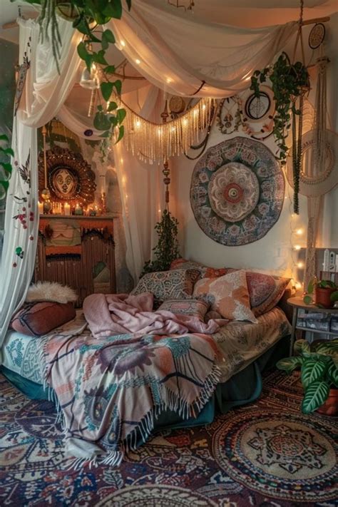 39 Mystical Boho Style Bedroom Inspirations In 2024 Boho Style Bedroom Boho Bedroom Bohemian