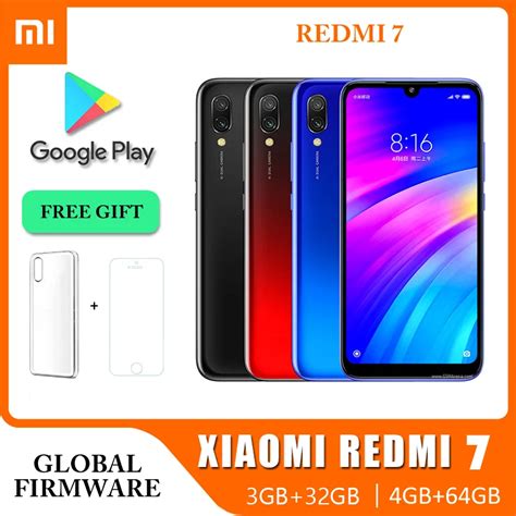 Смартфон Xiaomi Redmi 7, 3/32ГБ, 3/128ГБ, 4/64ГБ, 4/128ГБ, global, б/у ...