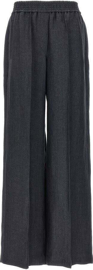 Brunello Cucinelli Chevron Linen Pants ShopStyle