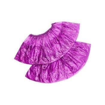 LuckyCo - ELEGREEN - Бахилы медицинские одноразовые из ПНД, Фиолетовые ...