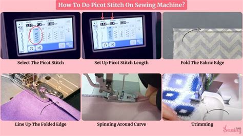 picot stitch  sewing machine  beginner