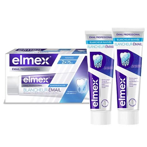 Elmex Dentifrice Blancheur Mail Blanchiment Des Dents Non Abrasif