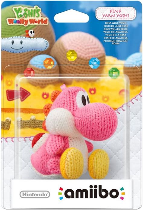 Amiibo Yoshi S Wooly World Collection Yoshi Roze Ds Wii U