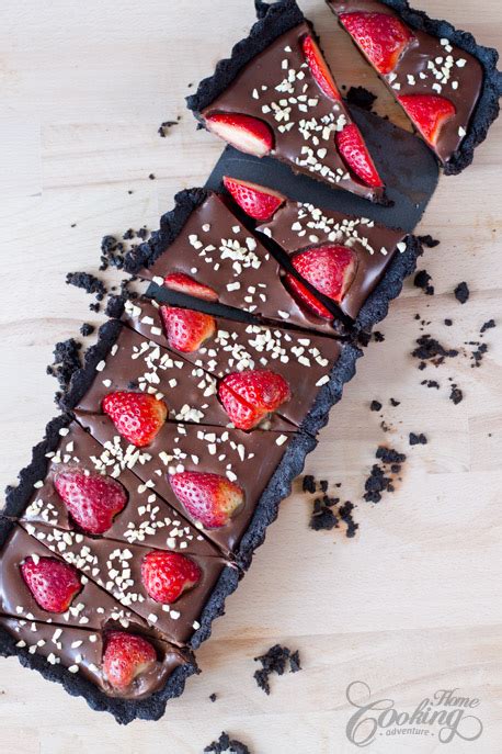 Tarta De Chocolate Con Fresas Sin Horno De Chocolate