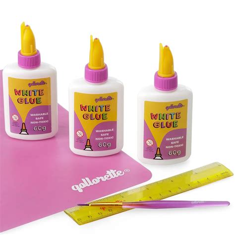 3 Pack of PVA Glue Crafting Set for Kids (60G) - Bill's Bargains