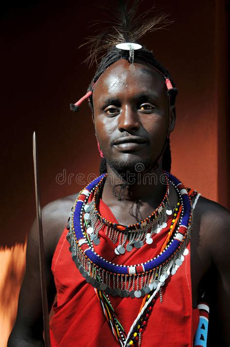 Masai Man Editorial Image Image Of Wild Lifestyle Culture