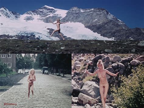 Naked Woman In The Alpine Mountains