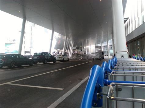 Zurich-Airport, Switzerland, Parking Planes At Twilight Editorial ...