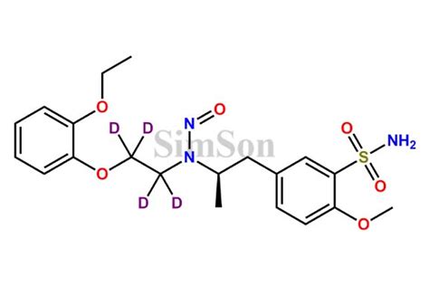 N Nitroso Tamsulosin D Cas No Na Simson Pharma Limited