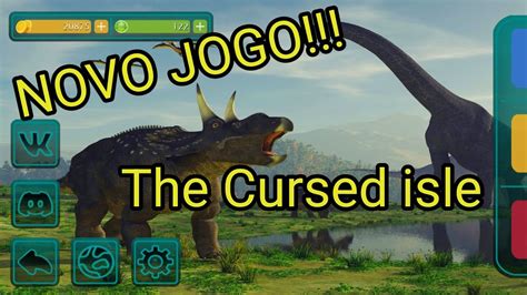 NOVO JOGO DE DINOSSAUROS ESTILO THE ISLE The Cursed Isle 01 YouTube