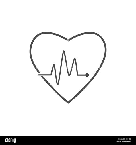 Heart Rate Graph Ecg Illustration Imágenes Vectoriales De Stock Alamy