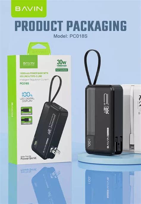 Buy Bavin Bavin Pc Mah W Fast Charging Power Bank Built In