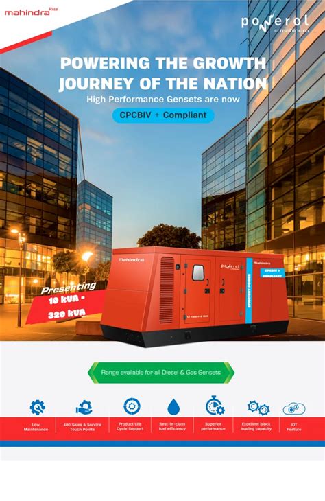 125 Kva Cpcb 4 Mahindra Silent Diesel Generator Set 415v At Rs 1080000set In Gurugram