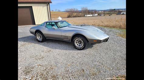 1978 Silver Anniversary Corvette Oyster Interior For Sale YouTube