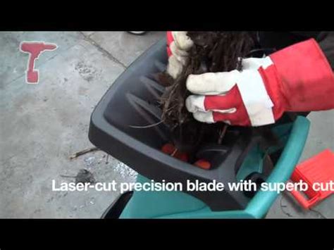 Bosch AXT Rapid 2000 Electric Shredder - YouTube