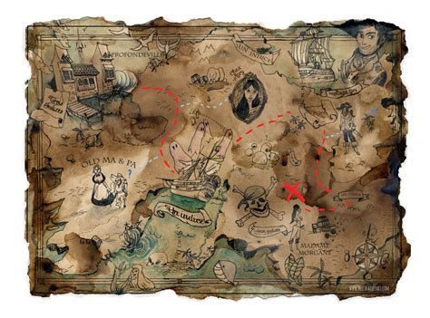 Carte au trésor à imprimer comment faire Pirate treasure maps