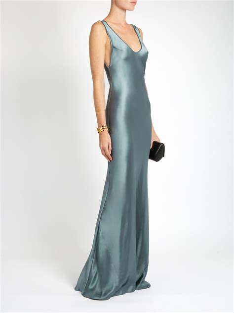 Satin Maxi Dress In 2019 Satin Gown Dresses Silk Satin Dress