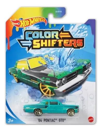 Carrito Hot Wheels Que Cambia De Color Mattel 1 64 Color 64 Pontiac Gto MercadoLibre
