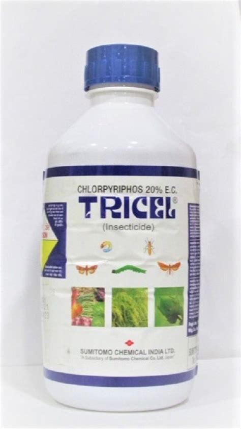 Tricel Chlorpyriphos 20 Ec 1 Ltr At Rs 500litre Chlorpyrifos