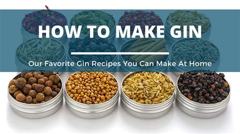 5 Tried-and-true Gin Recipes (That You Can Make At Home) - DIY Distilling