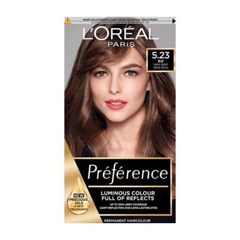 L'Oreal Paris Preference Infinia 5.23 Chocolate Rose Gold Hair Dye