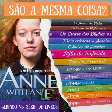 Anne With An E Livros Ordem