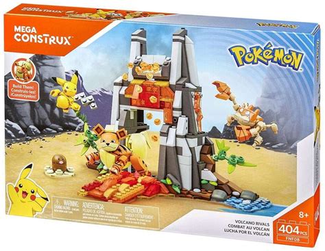 Pokémon Mega Construx Volcano Rivals Set Mega Bloks FNF08 – BrickSeek