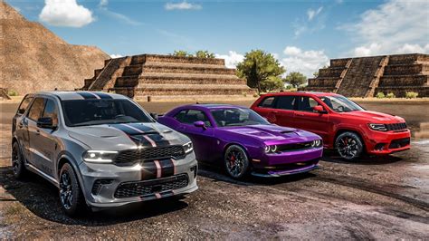 Forza Horizon Drag Race Dodge Durango Srt Hellcat Vs Jeep Trackhawk