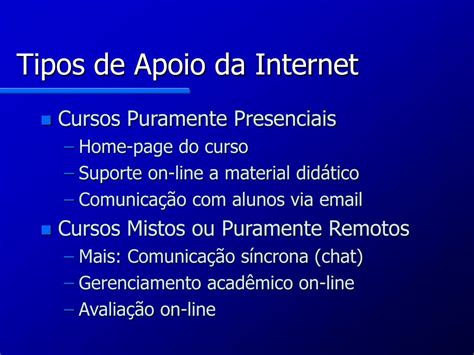 Ppt Internet E Seu Impacto Na Pesquisa E Educa O Em Inform Tica