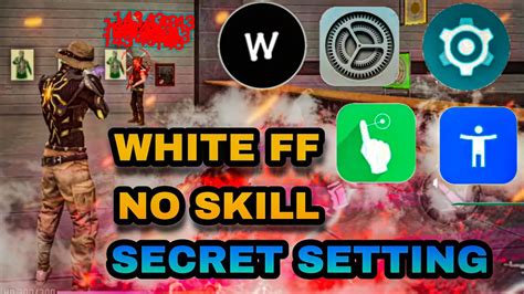 White Ff No Skill Sensi 📱🖱️ Setting Sensitivity Youtube