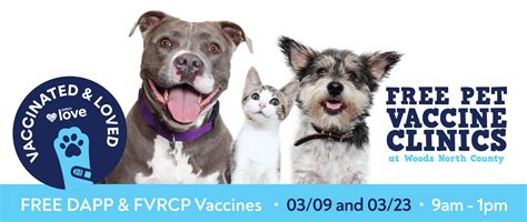 Petco Love And Woods Humane Society Offer Free Pet Vaccine Clinics