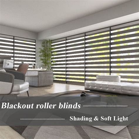 Cod Modern Korean Venetians Duo Roller Window Curtain Blinds For