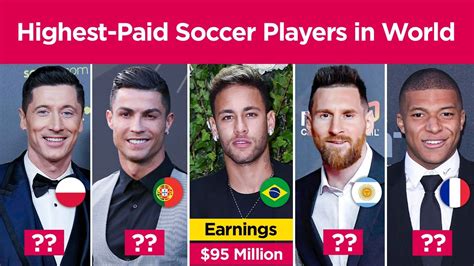 Top 10 Highest Paid Soccerfootball Players In The World 2023 Youtube