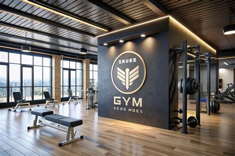 Gym Mockup Logo Pictures | Freepik