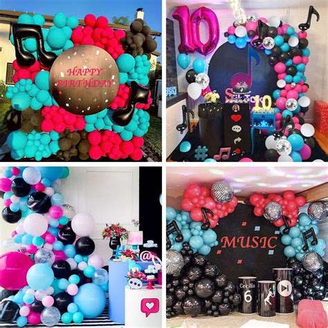 Tik Tok Birthday Party Decorations 140 Pcs Tik Tok Party Supplies And