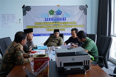 Empat Guru Besar Kompak Mendaftar Bersama Sebagai Calon Rektor Uin Sts