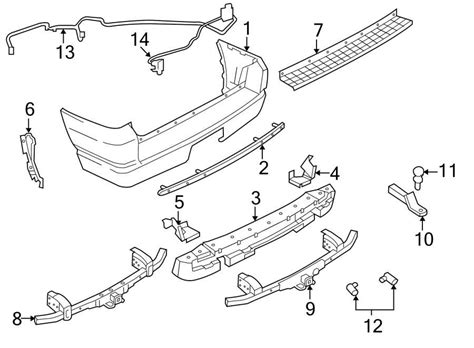 An Illustrated Guide To The Front Body Parts Of A 2004 Ford Explorer