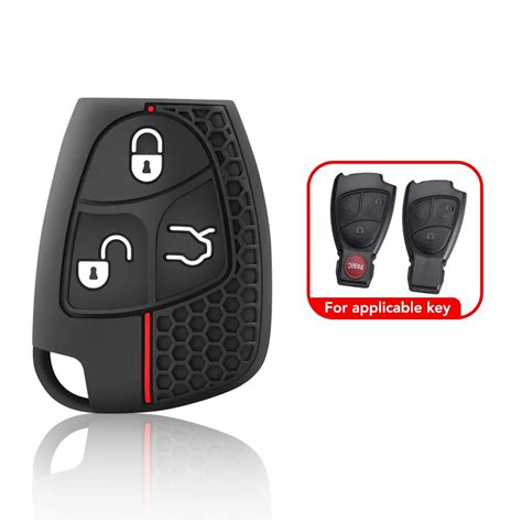 Silicone Cover For Mercedes Benz B C E ML S CLK CL 2 3 Buttons Rubber