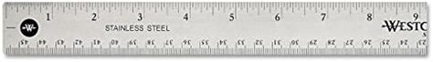 Amazon Westcott 10417 Stainless Steel Office Ruler With Non Slip