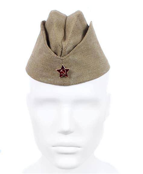 Ww2 Vintage Soviet Military Hat Pilotka 1940s Ussr Army Cap Etsy