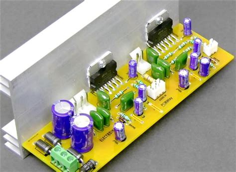 Channel Audio Amplifier Board With Tda Ic Diy Electroindia Share